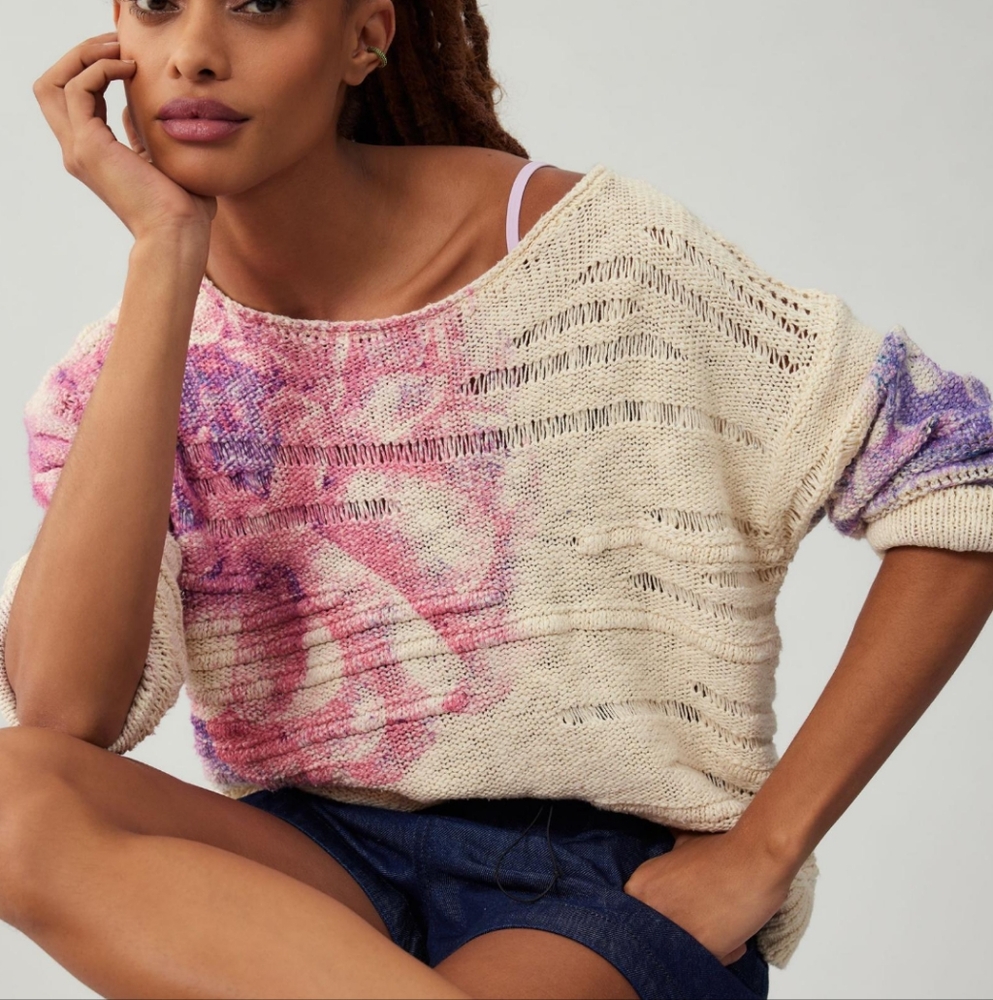 Anthropologie Pilcro Textured Pullover Sweater Size Small $148